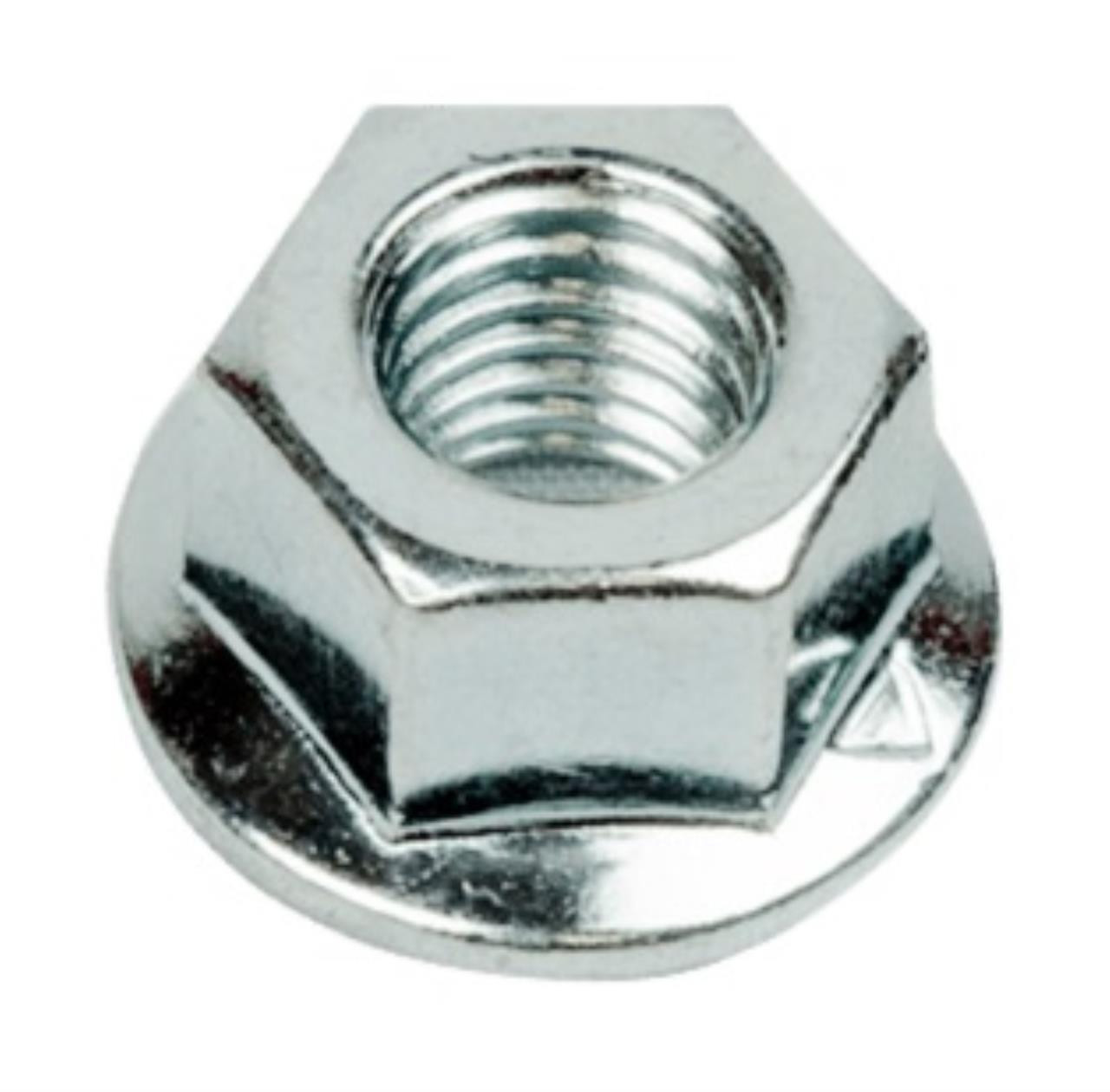 Sekskantmøtrik FLANGE M8 St Zn/Fe