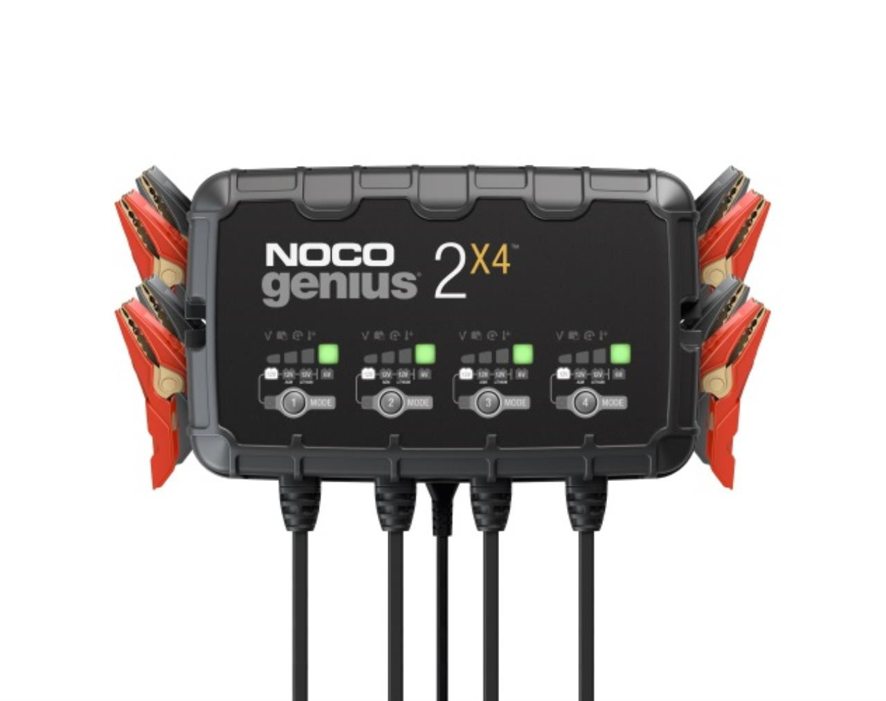 Noco Genius 2X4 Batterioplader til 6V og 12V