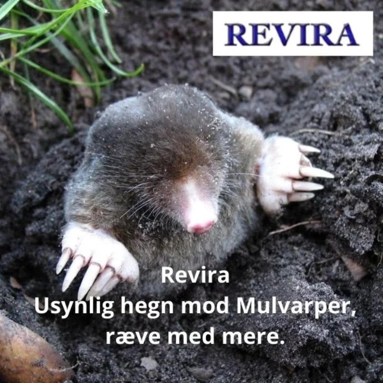 Revira mod muldvarper, mosegrise mm