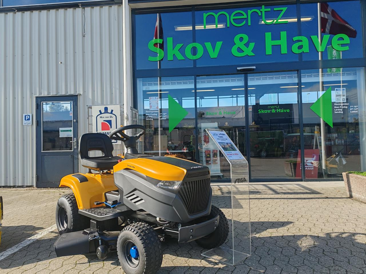 Stiga Tornado 398e, batteritraktor