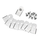 Long life knive 45 stk. Carbon stål 0,60 mm 